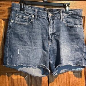 Lucky Brand Women's Distressed Blue Jean Shorts